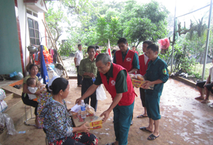 Diễn tập phòng ngừa ứng phó thảm họa năm 2015  tại xã Thanh Hối (Tân Lạc).